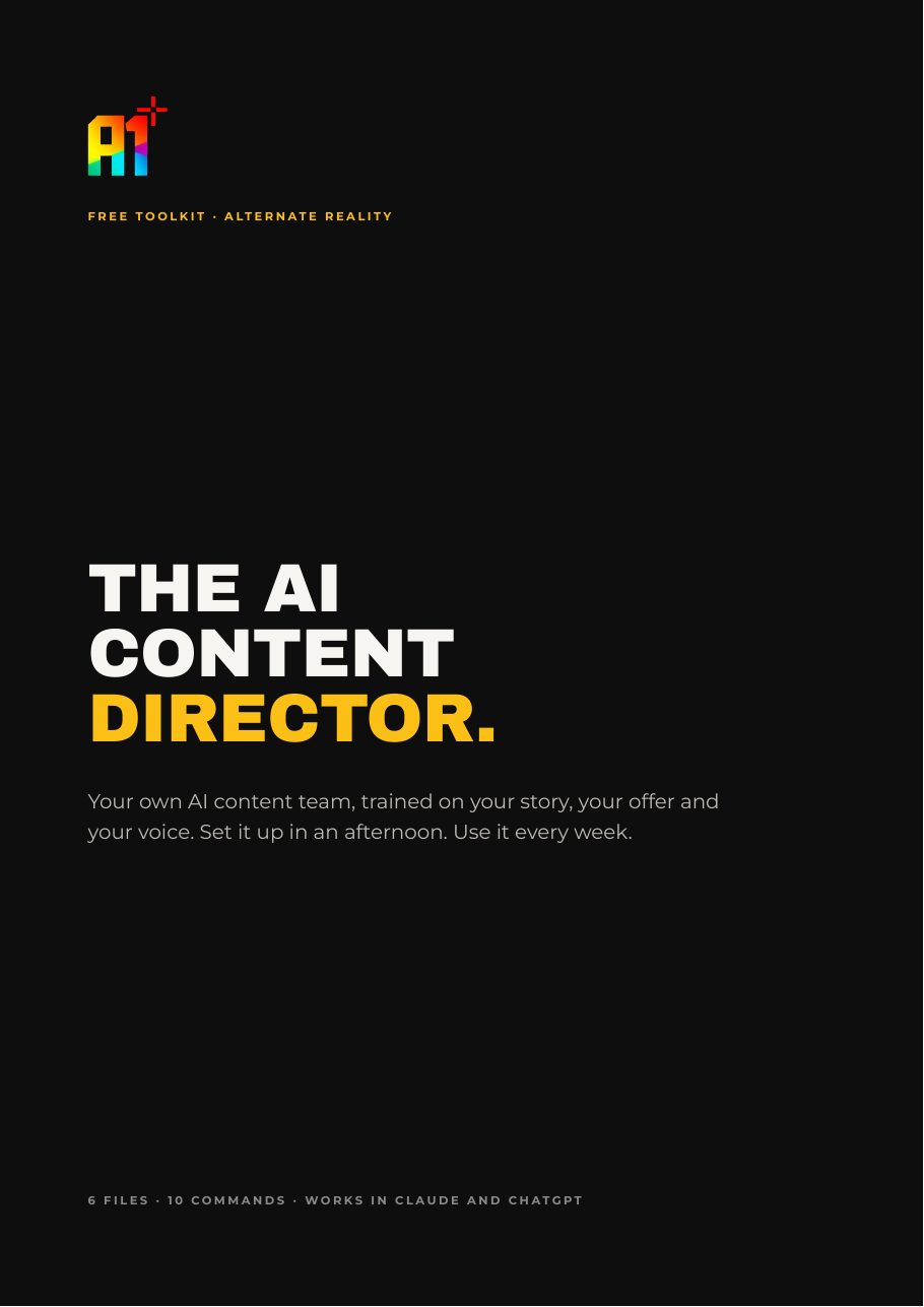 The AI Content Director toolkit